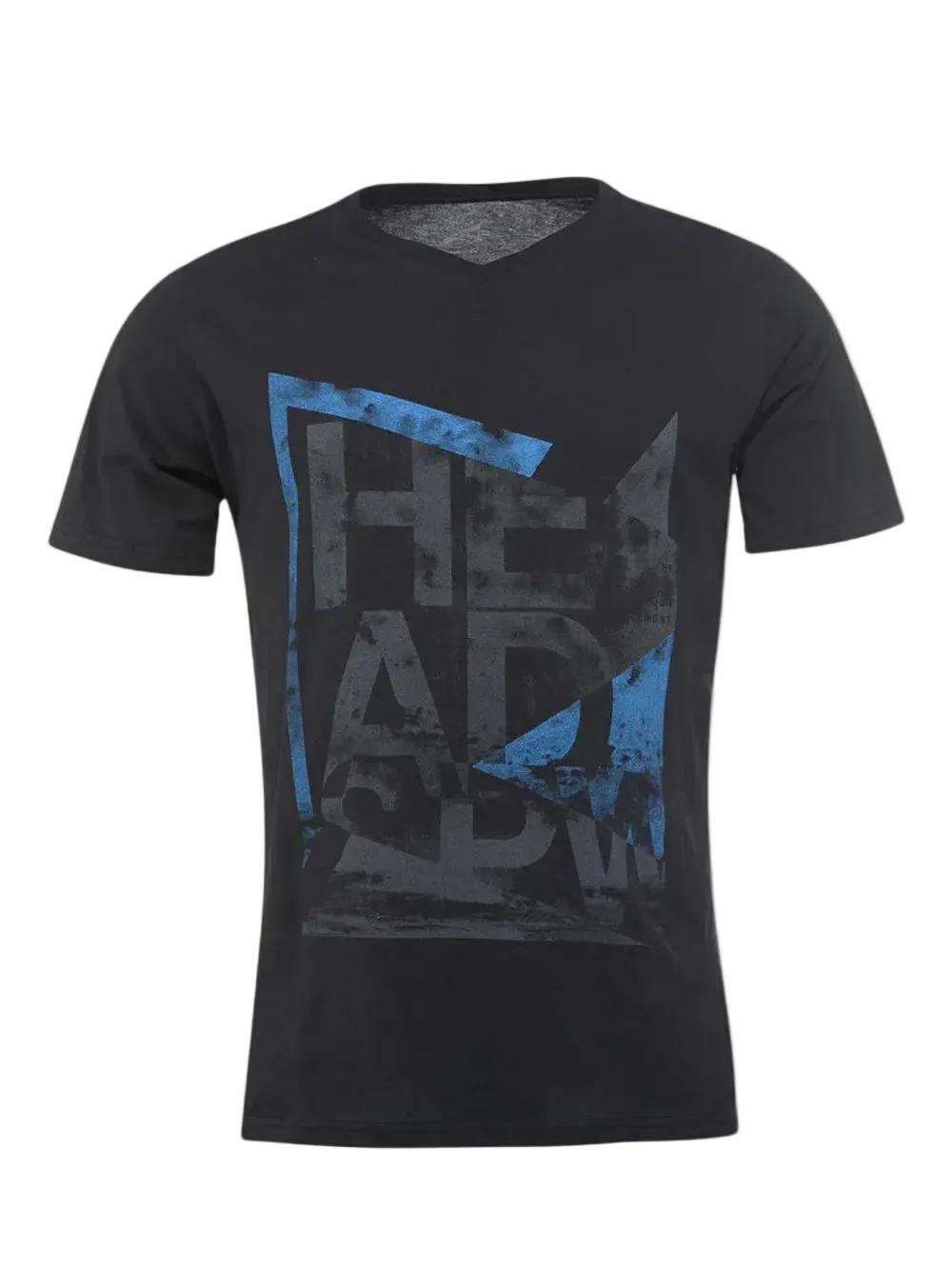 Head Sports V-Neck T-Shirt - Men’s Cotton Alcott Shirt Black