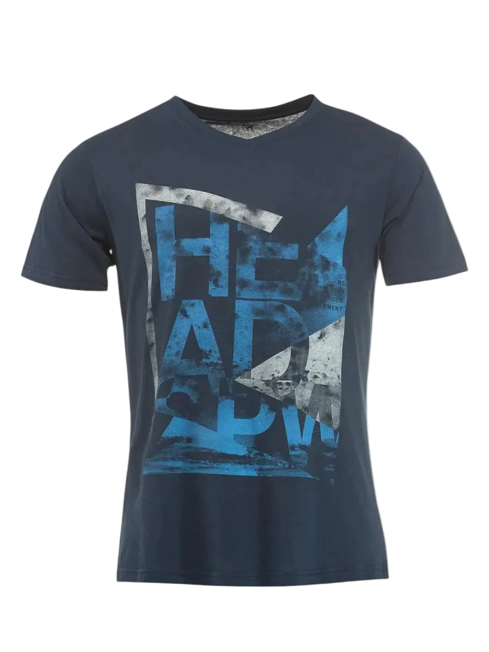 Head Sports V-Neck T-Shirt - Men’s Cotton Alcott Shirt Dark Blue