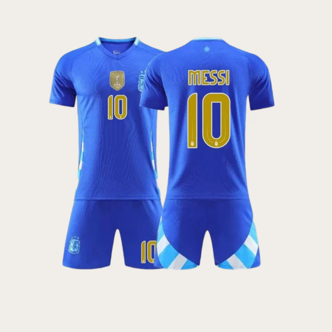 Argentina National Team Away Football Kit - Adult Soccer Jersey & Shorts Set