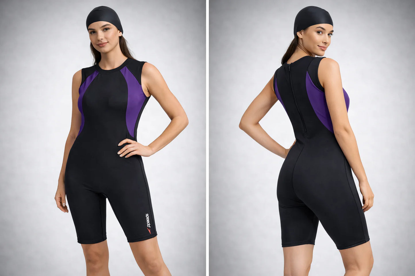 Women's One Piece Swimming Costume – Comfortable Swimwear for Beach & Pool