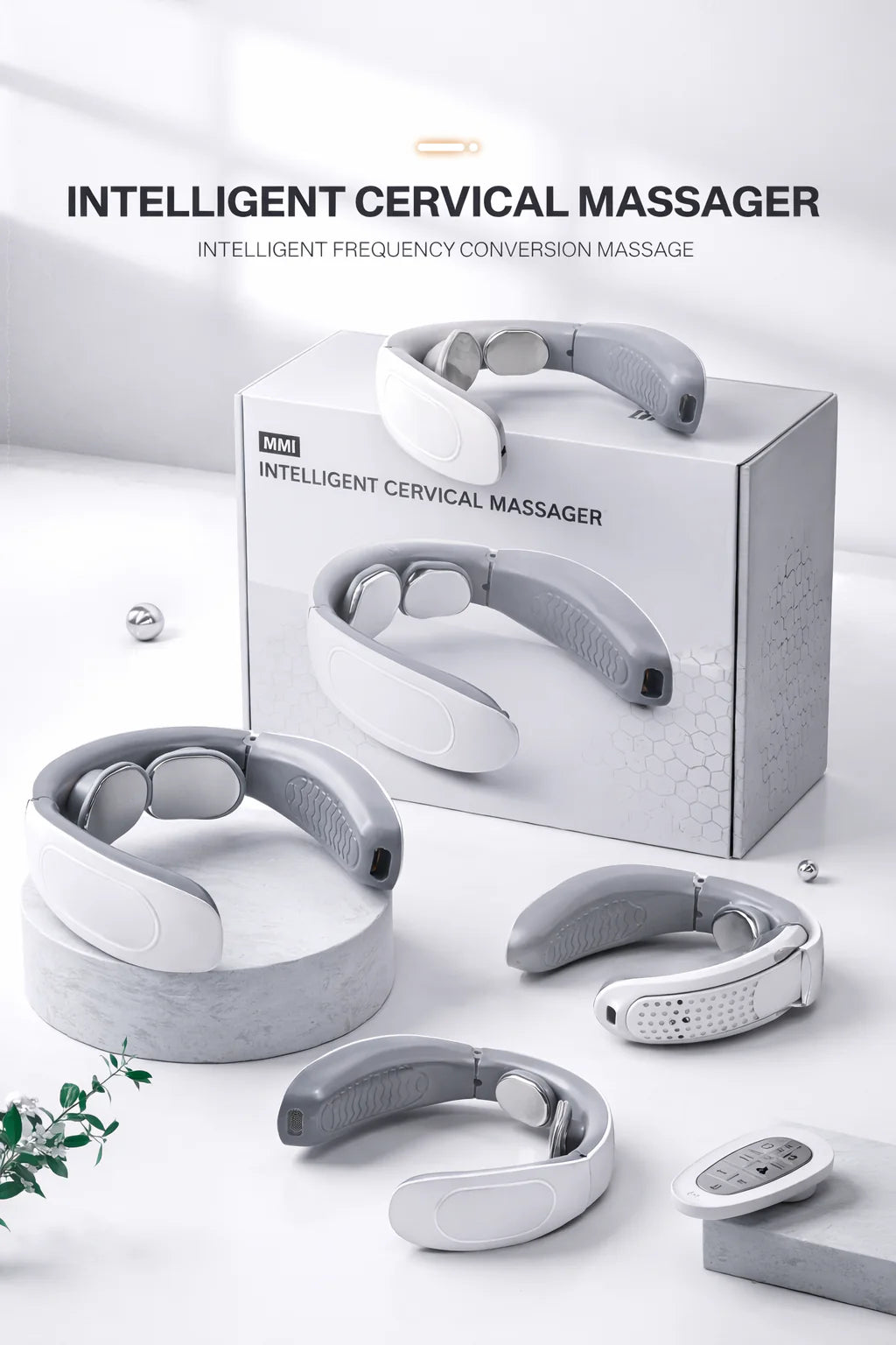 Intelligent Cervical Neck Massager - Electric Pulse Neck Pain Relief Device