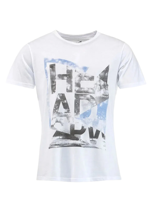 Head Sports V-Neck T-Shirt - Men’s Cotton Alcott Shirt White