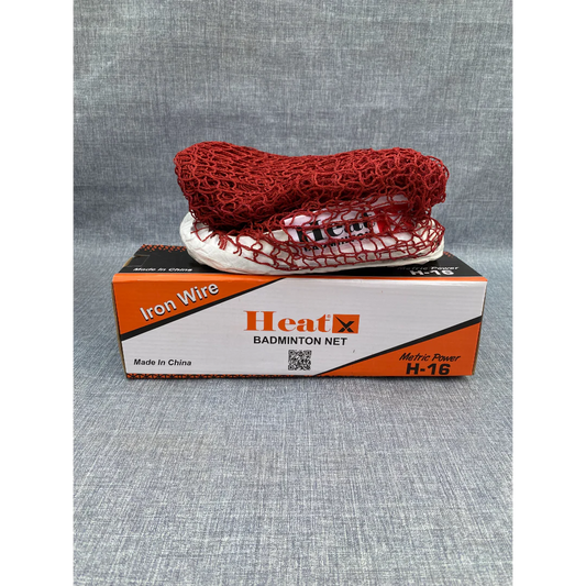 Heavy-Duty Badminton Net with Iron Wire Cable – Professional Court Net