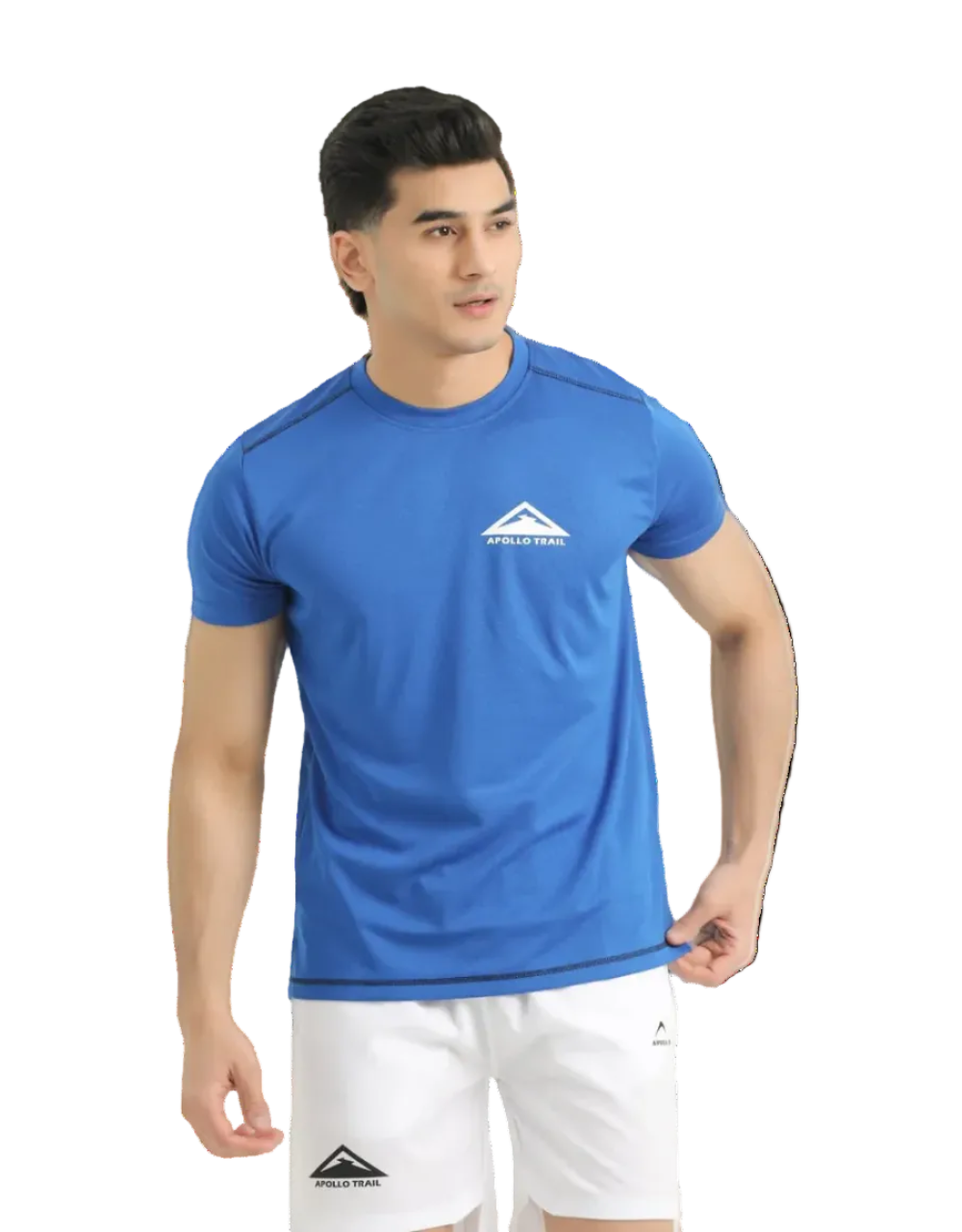 APOLLO T-Shirt Men's - Micro Mesh Polyester Royal Blue