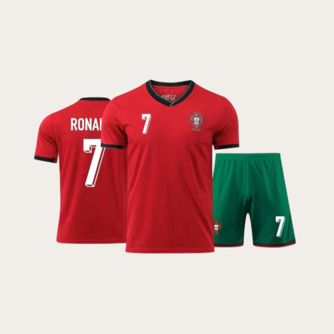 Portugal CR7 National Team Football Kit - Adult Cristiano Ronaldo Soccer Set
