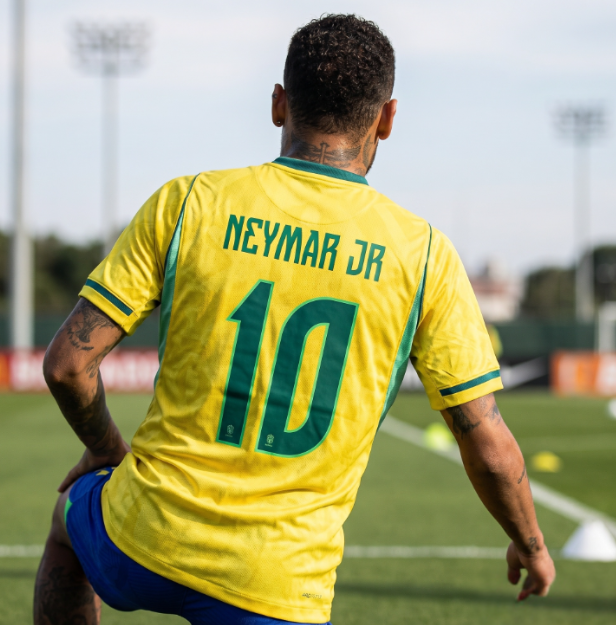 Brazil #10 Neymar FIFA World Cup 2026 Inspired Jersey