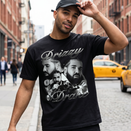 Drizzy Vintage Graphic Tee – Premium Drake Inspired Streetwear T-Shirt (Unisex)