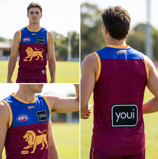 Brisbane Lions Inspired Fan Jersey – Premium AFL Style Supporter Shirt (Unisex)