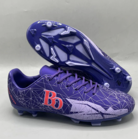 Blue Ocean Football Stud Shoes | High Quality Men and boys Purple Soccer Cleats