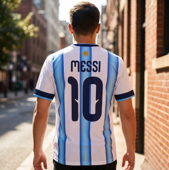 Argentina #10 Messi FIFA World Cup 2026 Inspired Jersey