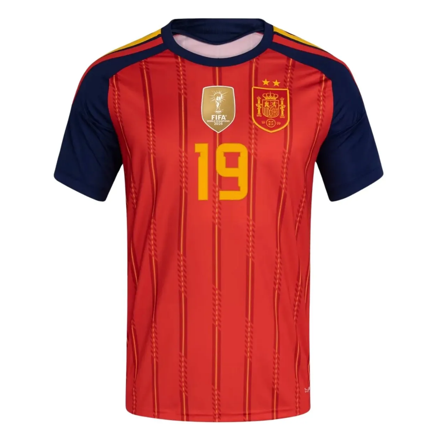 Spain 2026 Home Football Fan Jersey – Lamine Yamal 19 | Unofficial Supporter Edition (Non-Official)