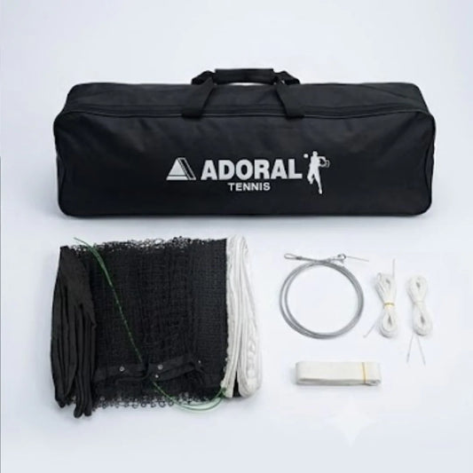 Adoral Double Lawn Tennis Net – Heavy Duty Outdoor Tennis Court Net