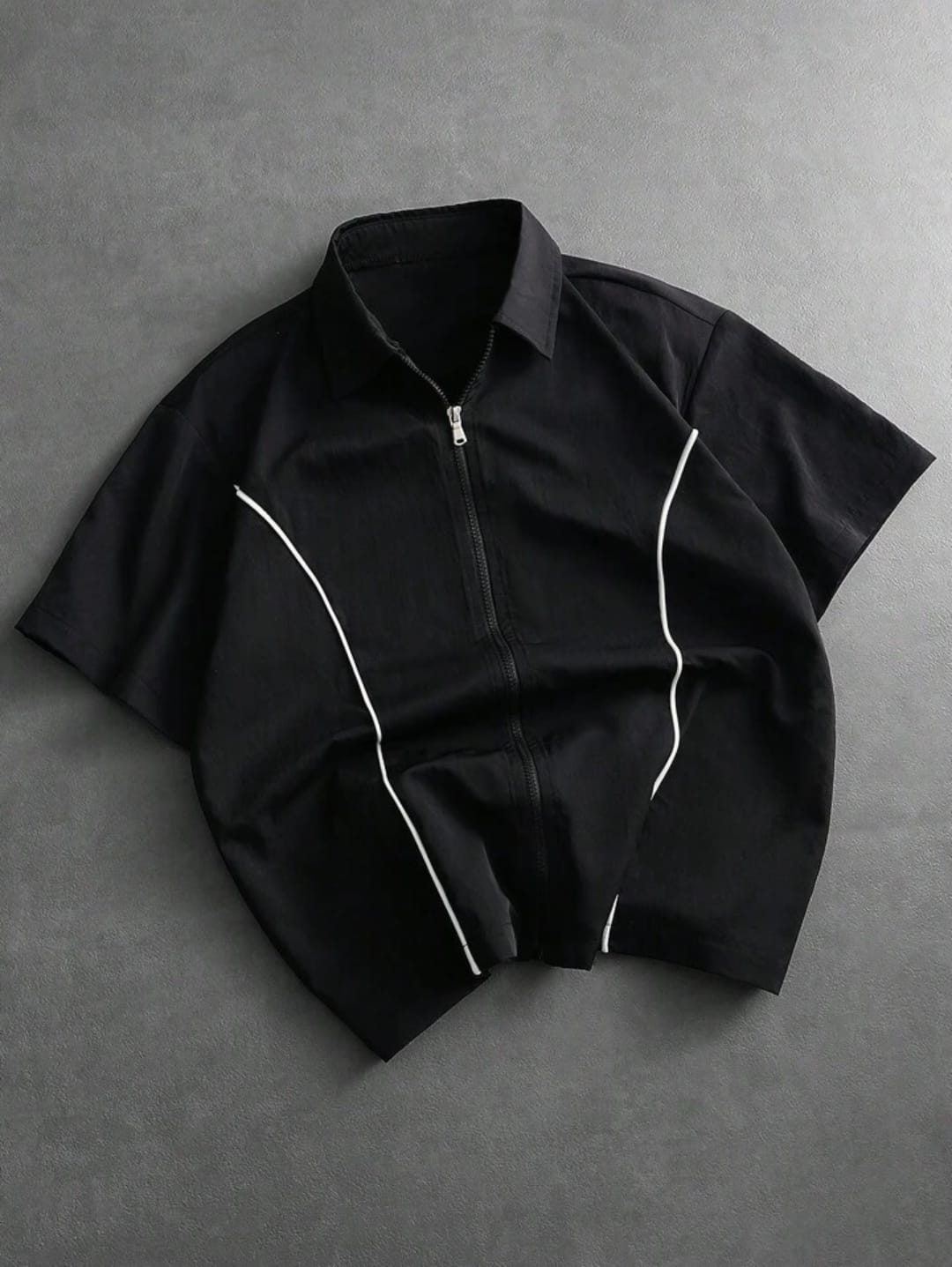 Arc Zip Short Sleeve Shirt – Lightweight Breathable Zip Collar Top