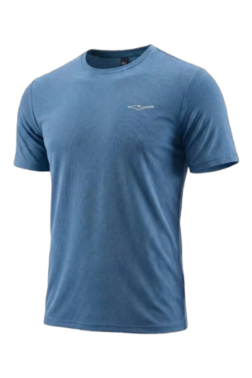 ERKE Dri-Fit Polyester Sports T-Shirt Men's - Dark Blue