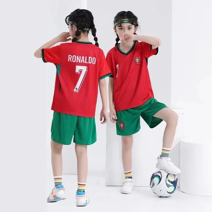 Portugal CR7 National Team Football Kit - Kids Junior Cristiano Ronaldo Soccer Set