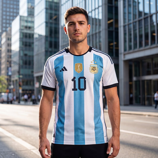 Argentina #10 Messi FIFA World Cup 2026 Inspired Jersey
